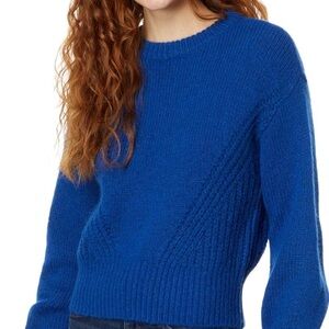 Madewell Vibrant Blue Crew Neck Sweater